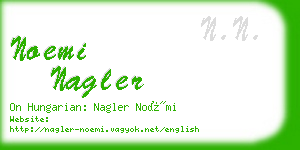 noemi nagler business card